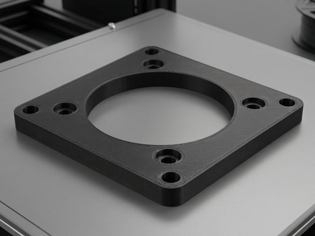 50 mm fan adapter to a 60 mm fan mount