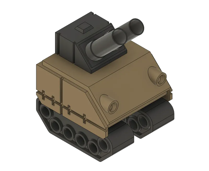 Toy Tank Pen Stand and Storage