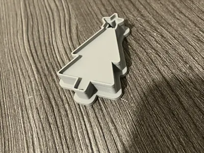 Christmas tree cookie cutter