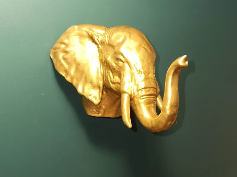 Elephant head stand - Soporte Cabeza elefante