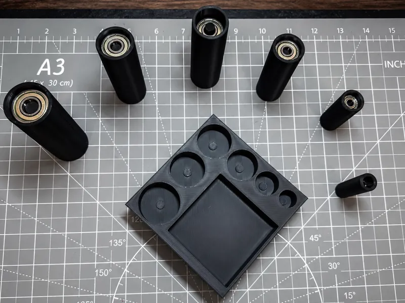 Bearing Tube with Rotating Storage Base/Multi Size