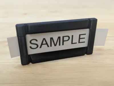 Parametric Label Trimming Jig