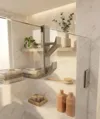 Shower hook - v3 - glass thickness 6/8/8.5/9/10mm