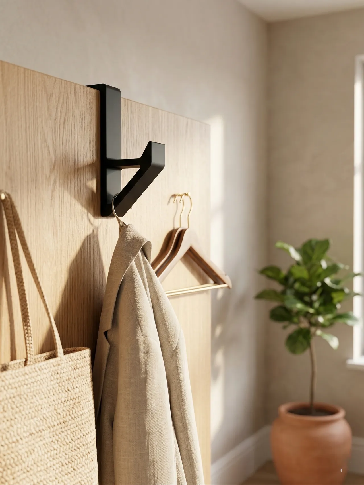 Over door hook, wall-shower hook - many thickness view 3