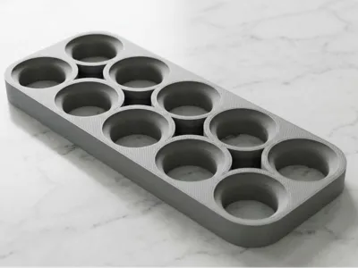 10-Egg Holder | Minimalist Egg Organizer