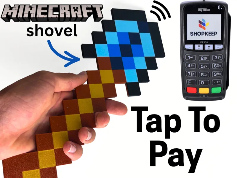 Tap To Pay MINECRAFT SHOVEL