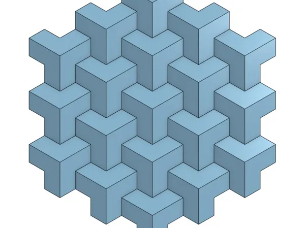 Panneaux muraux illusion d'optique 200 mm