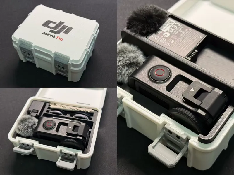 大疆 DJI Action5 Pro / 4 /Mic mini全功能一体式收纳盒