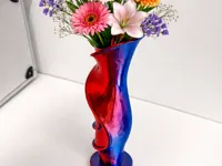 Vase spirale à effet bicolore — photo 1