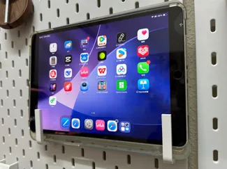 宜家洞洞板ipad平板电脑挂钩