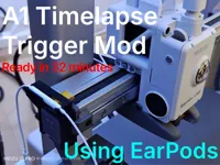 Support déclencheur time-lapse pour EarPods sur imprimante A1 — photo 1