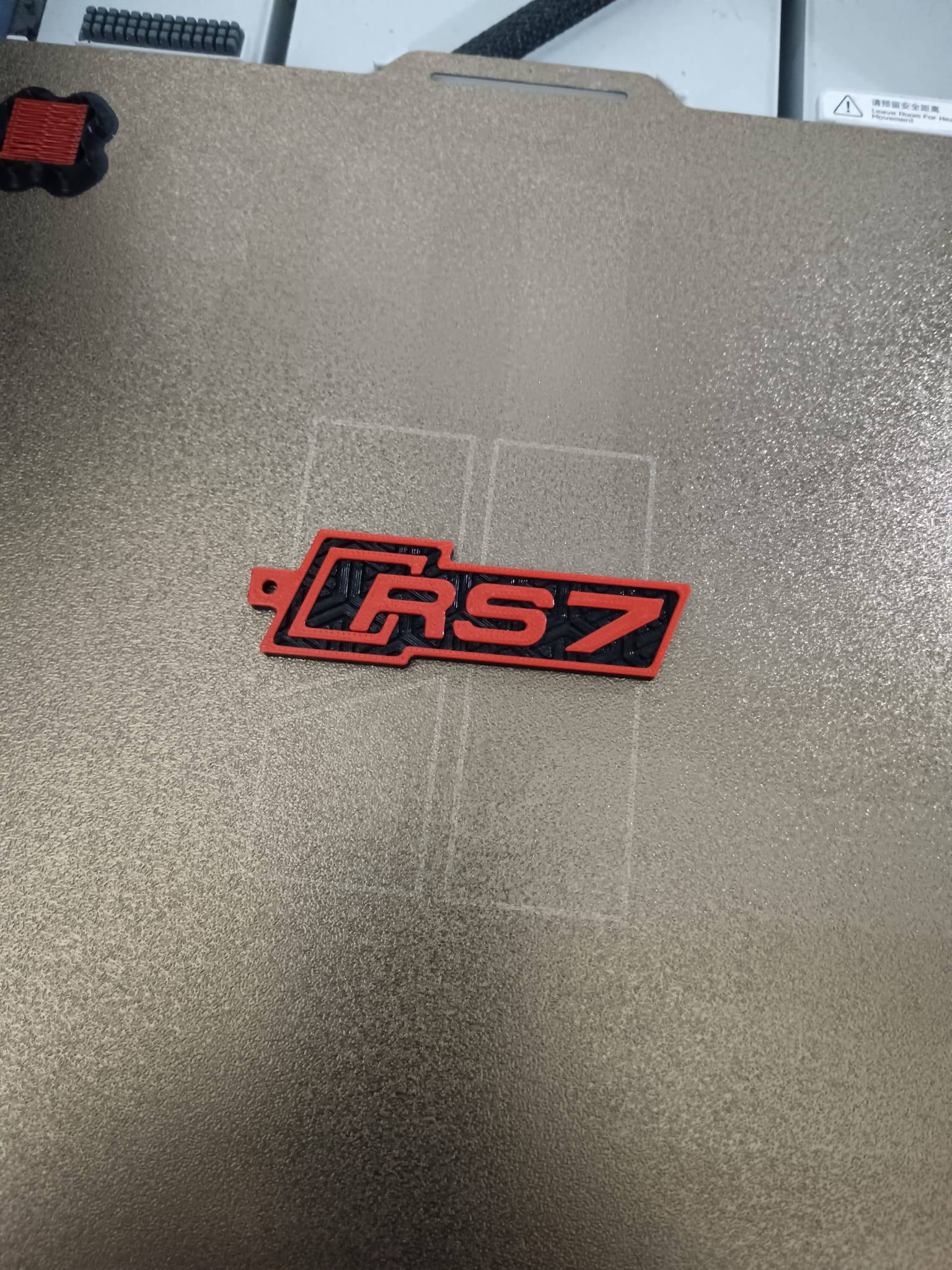 Miniatura 1 do modelo 3D Audi RS7 Keyring