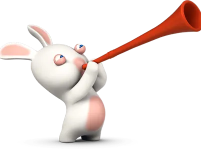 Rabbids with bugle 