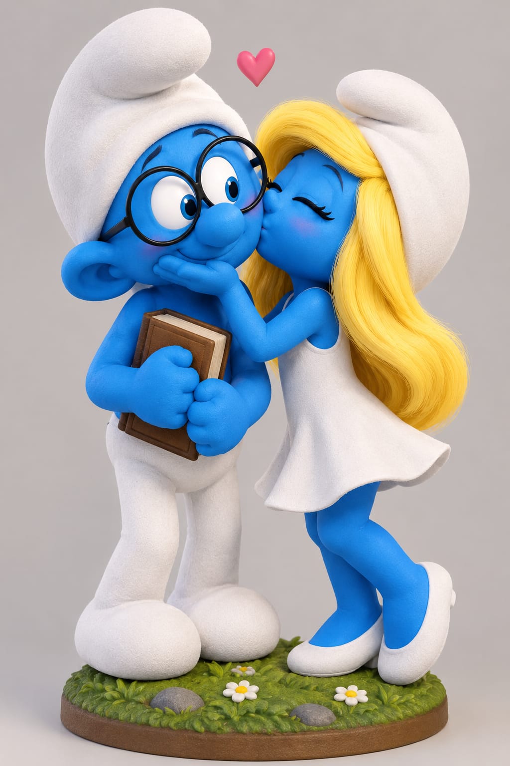 Brainy Smurf%Smurfette - Free 3D Print Model - MakerWorld