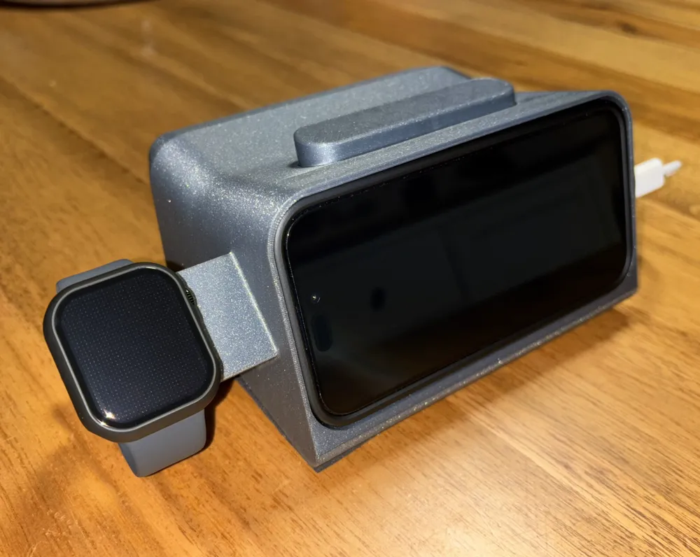 Apple iPhone 15 Pro / iWatch Docking Station by Engineering319 - MakerWorld