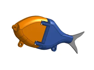2 piece swimbait with tpu tail