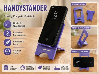 Phone Holder – 2-piece Smartphone Stand