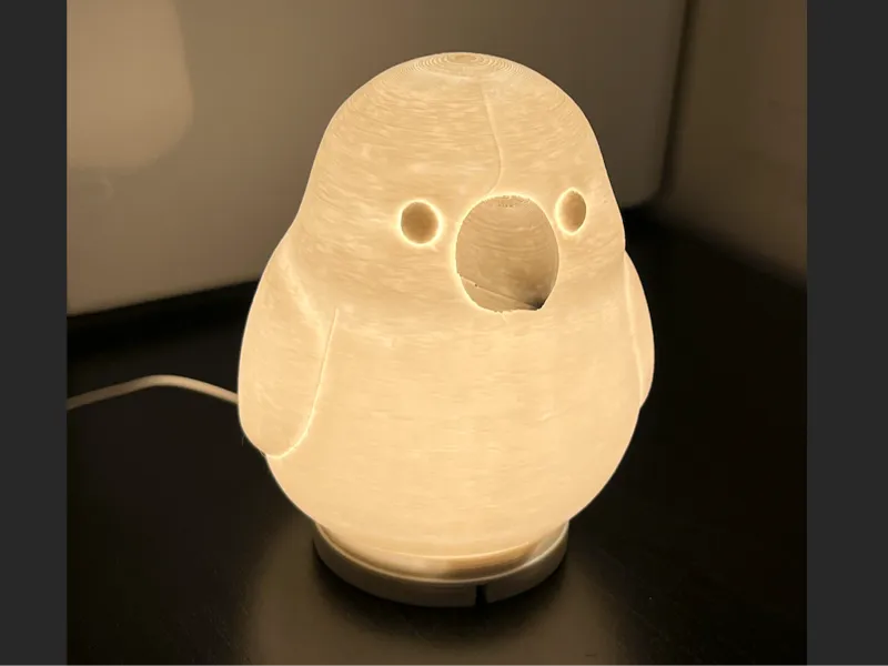 Java Sparrow Lamp - Glow Within Contest Entry