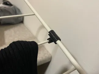 IKEA MULIG Drying Rack Broken Rod Fix (TPU)