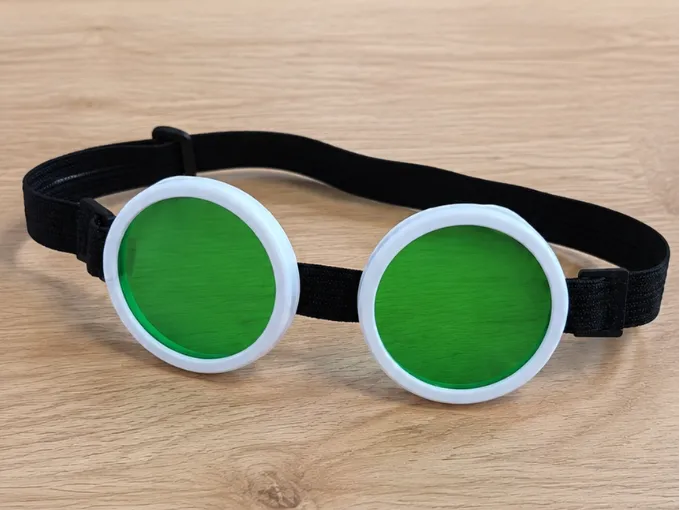Transparentes Cosplay Brillen Aufsatz 