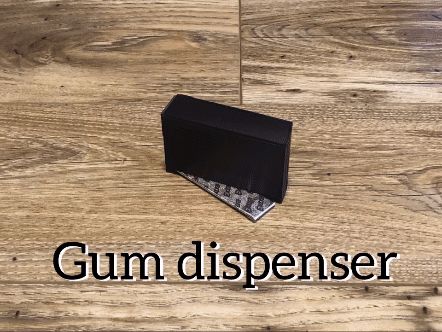 Gum dispenser for extra or five gum