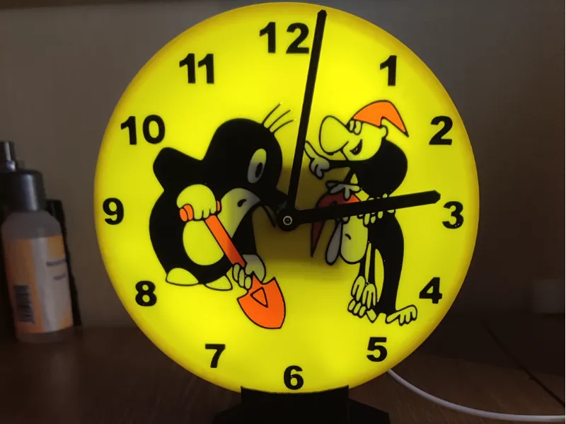 LED clock as a lamp