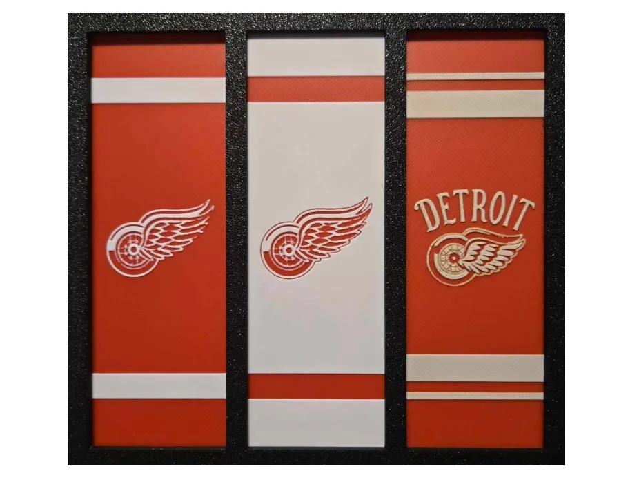 Detroit Red Wings Bookmarks by Double J Designs - MakerWorld