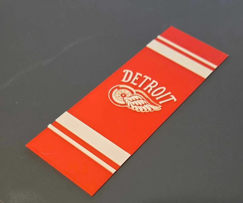 Detroit Red Wings Bookmarks by Double J Designs - MakerWorld