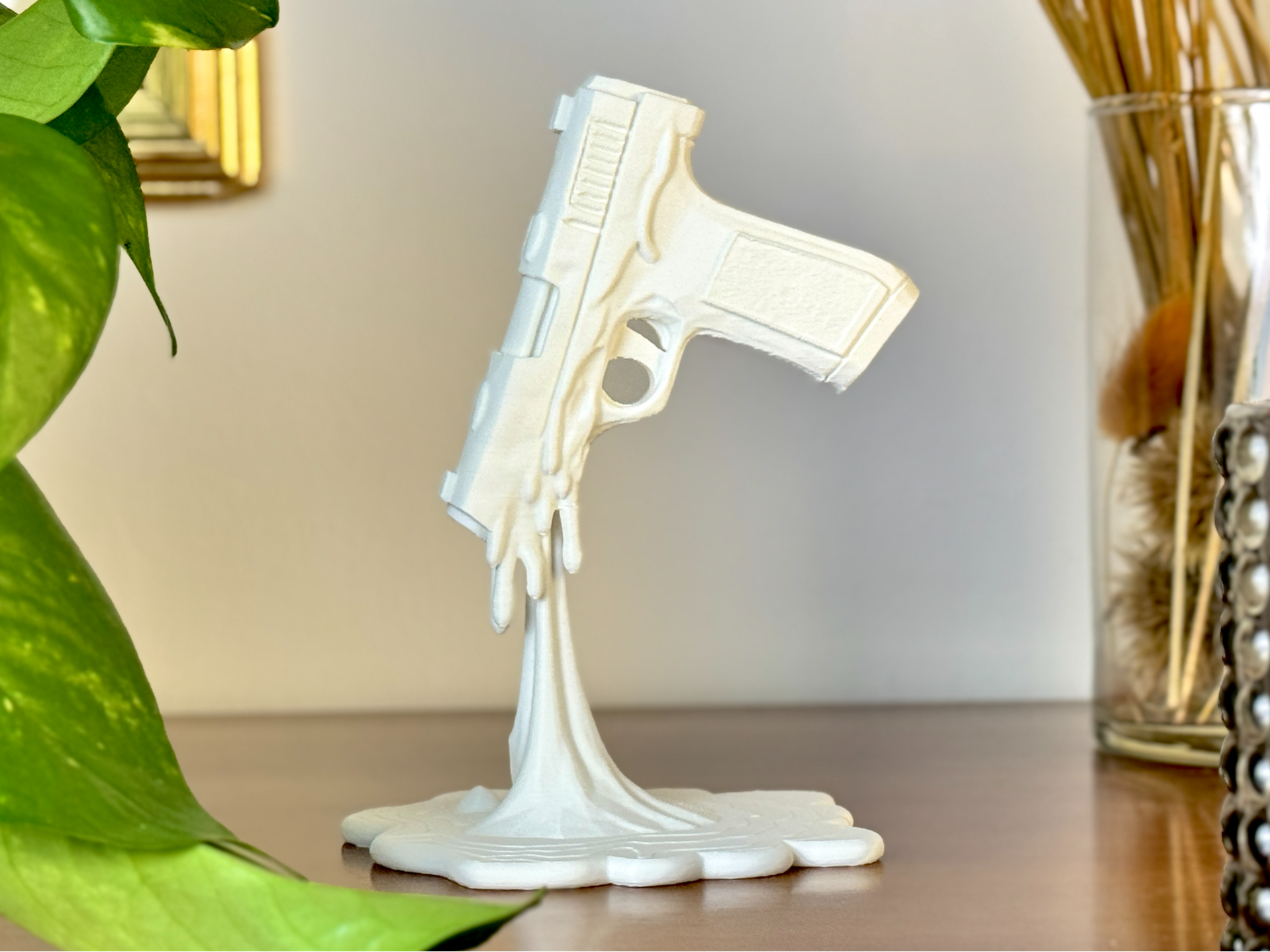 STOP WAR – Melting Gun Statue | Peace Symbol