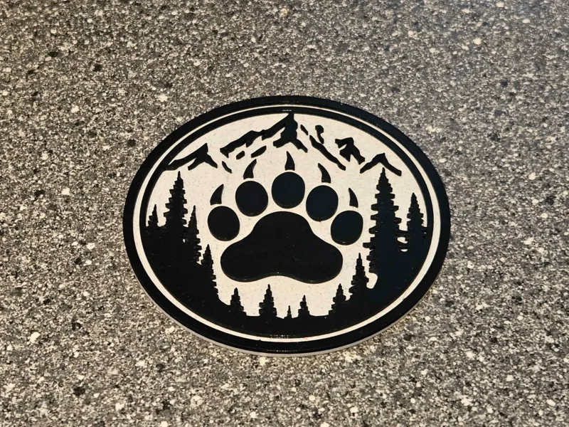 Footprint Cup Coaster