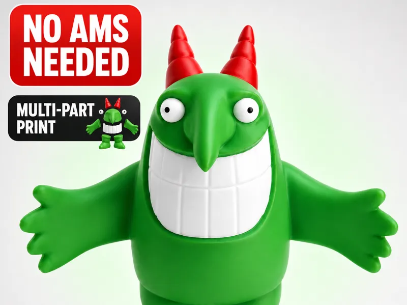 Just for Laughs Mascot Figurine | No AMS Required