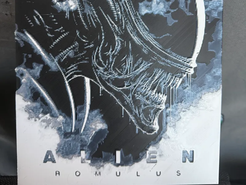 Hueforge affiche Alien ROMULUS