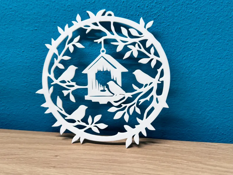 Window decoration - birdhouse