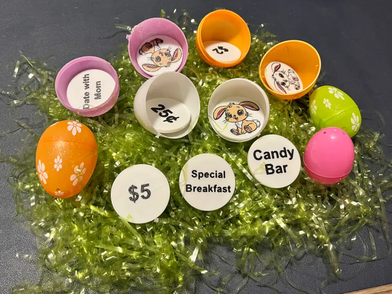 Easter Egg Hunt Tokens