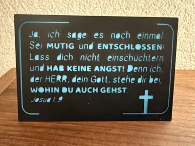 Sign – Bible Verse Joshua 1:9
