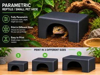 Parametric Animal Hide / Shelter (Customizable)