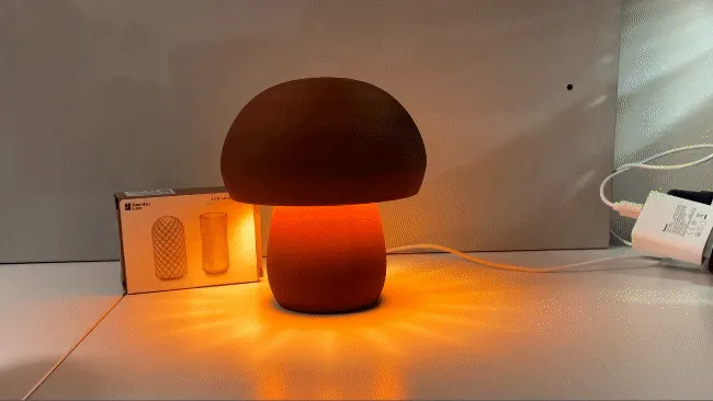 Mushroom light for LED Lamp Kit 001 view 2