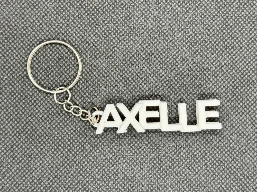 Personalized keychain with the name Axelle by xavax MakerWorld ...