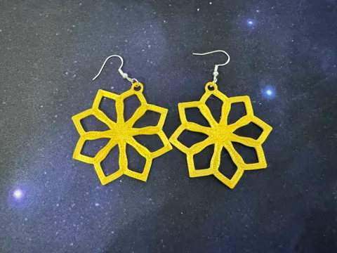 flower earring view 2