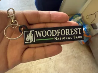 Woodforest Bank Logo Keychain