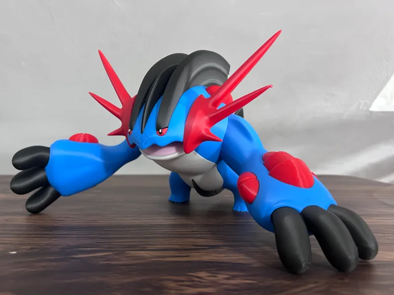 260-MEGA 巨沼怪-MEGA Swampert-宝可梦-分件组装