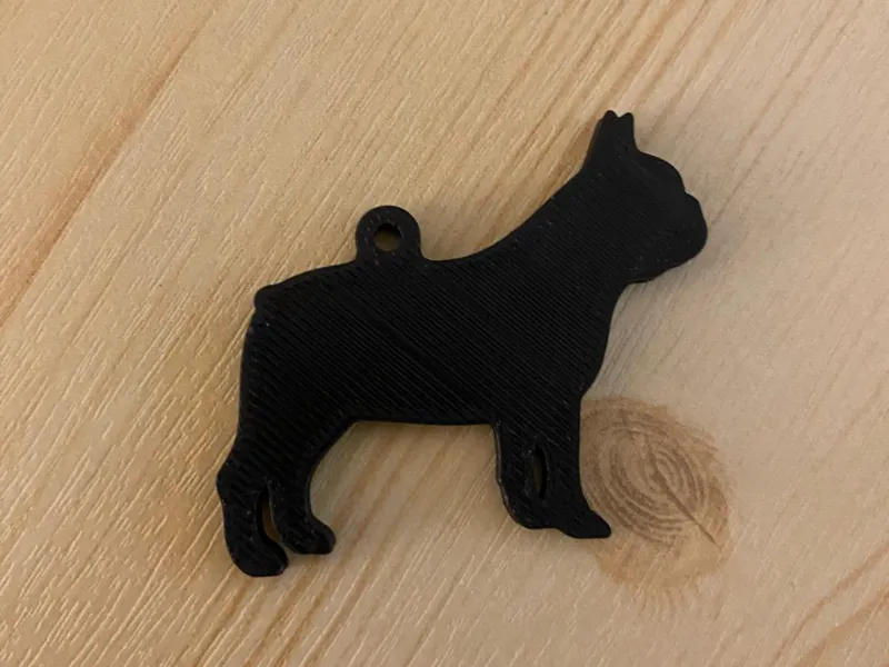 French Bulldog keychain