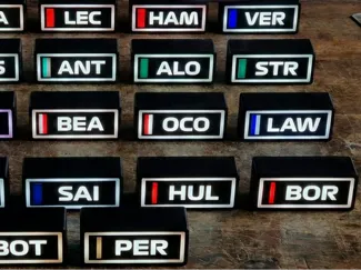 Max Verstappen LED Leaderboard Lightbox
