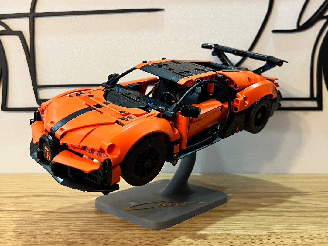 Display stand for Technic 42222 Bugatti Chiron