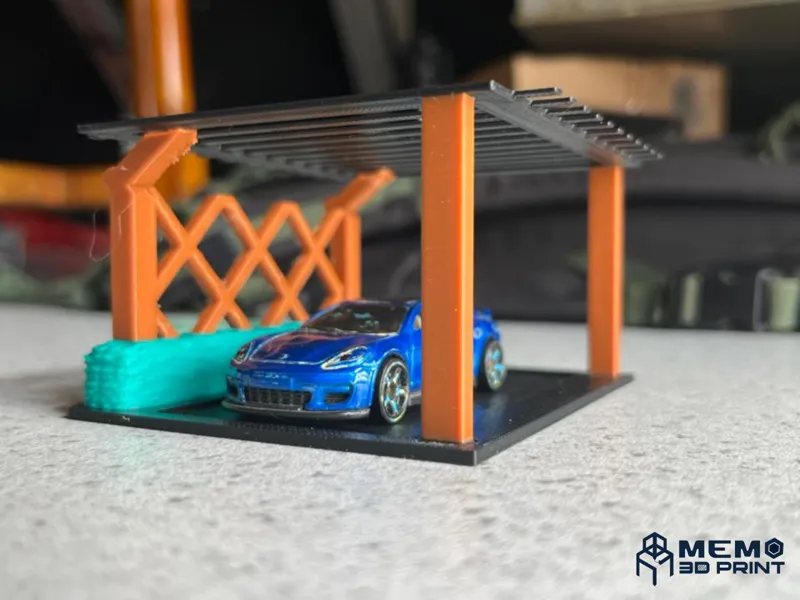 Hotwheels Outdoor Garage Diorama