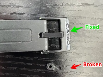 Latch for Casio F-91W watch