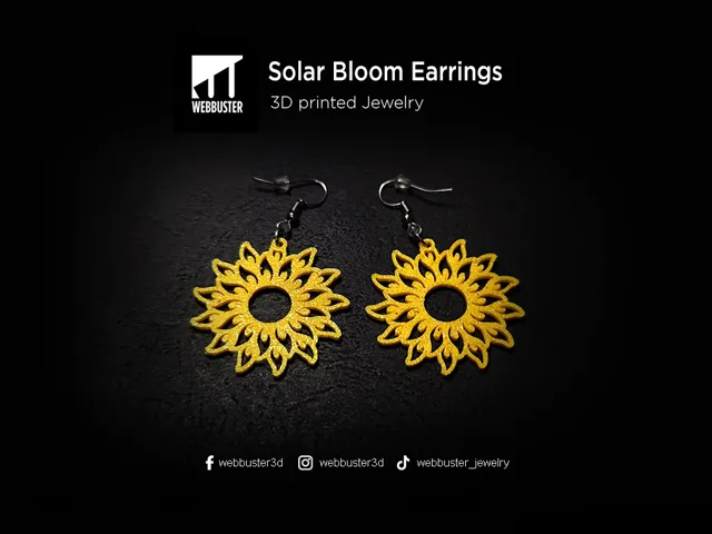 Solar Bloom Earrings