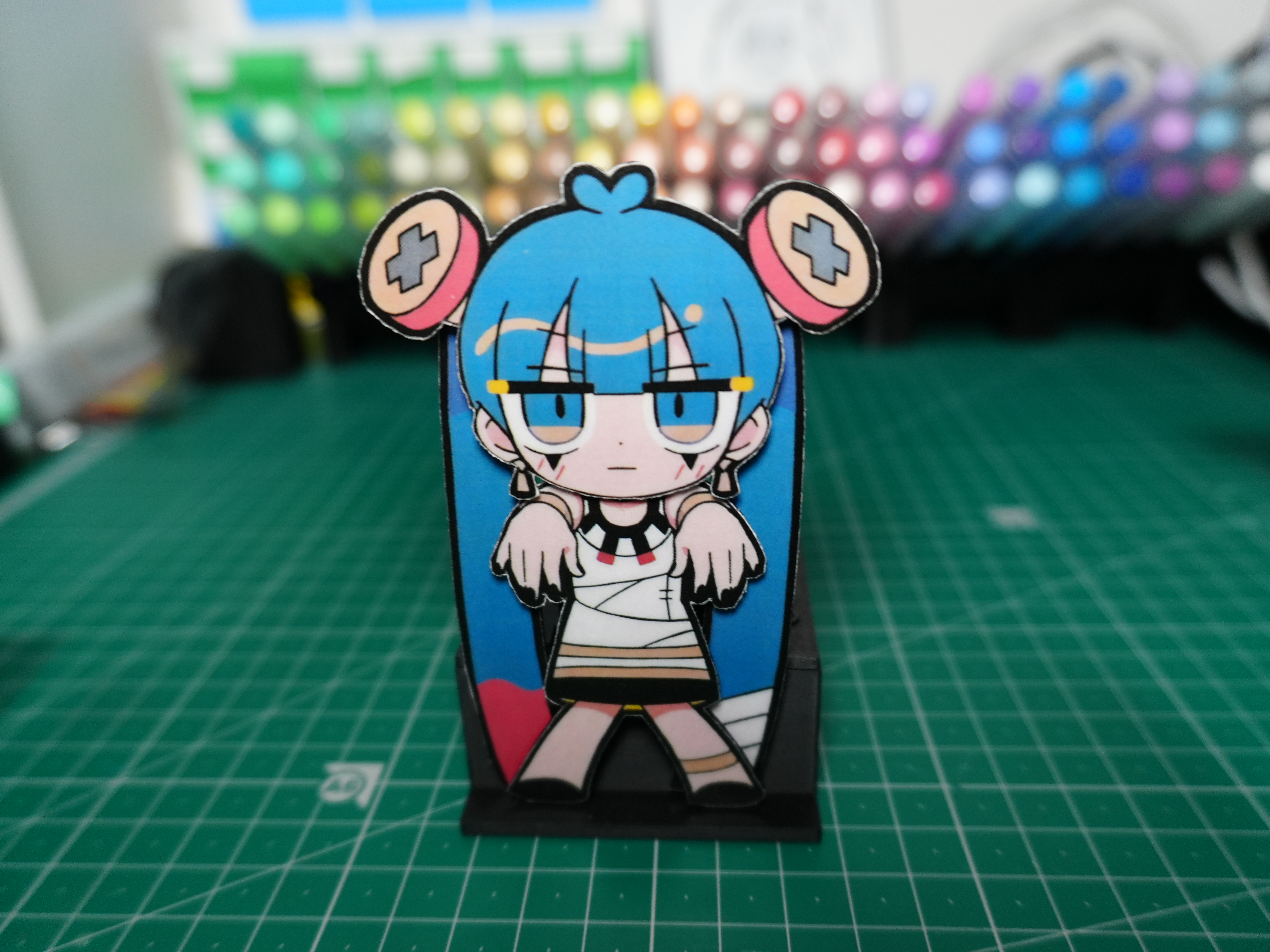 Miniatura 2 do modelo 3D 不死身游戏-可动桌面玩具