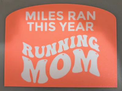 Running Mom – Miles Ran This Year Insert
