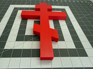 Orthodox Cross with 3 beams